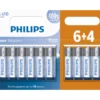 Pilha Alcalina AA Com 10 Philips