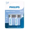 Pilha Alcalina C Com 2 Philips