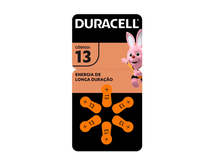 197179-800-600 Pilhas Duracell Auditiva 13 C/ 6 - Imagem 1