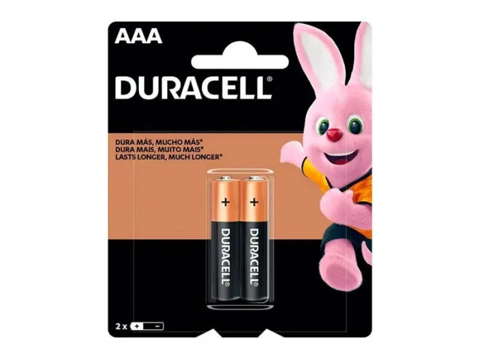 Duracell Pilha Palito AAA C/2 - Imagem 1