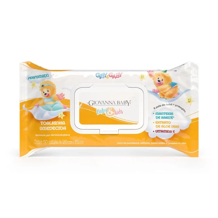 Giovanna Baby Giby toalhinha umedecida C/ 50 - Imagem 1