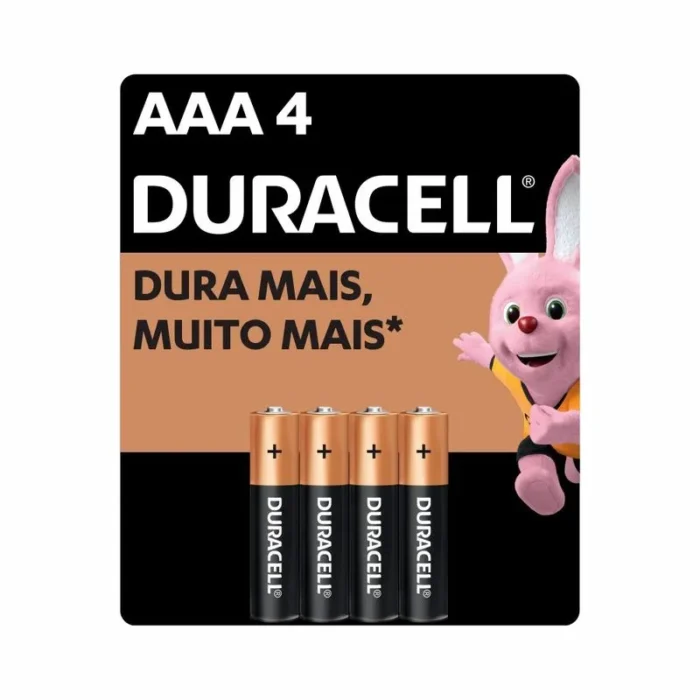 983136-800-auto Pilha Palito Duracell AAA C/4 - Imagem 1