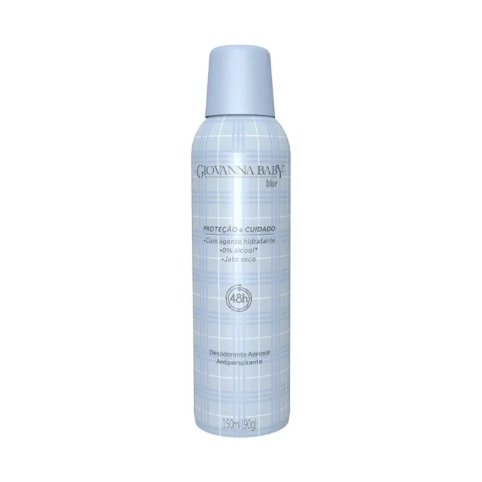 Desodorante Aerosol Giovanna Baby Blue 150ml - Imagem 1