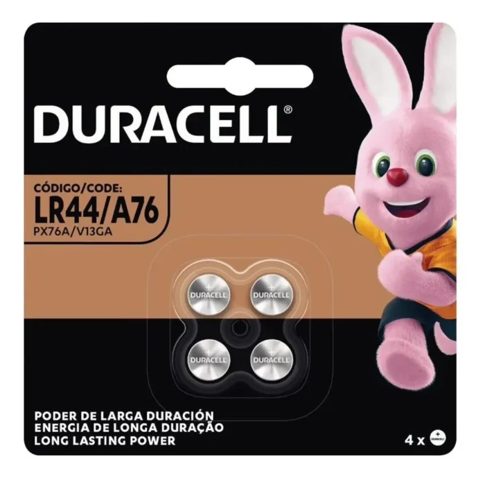 Bateria Duracell LR 44 C/4 - Imagem 1