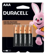 Pilha Palito Duracell AAA C/8