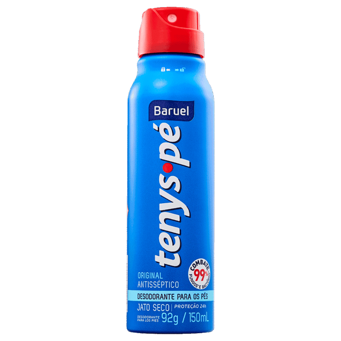 Jato Seco Original 150 ml Tênys pé Baruel - Imagem 1