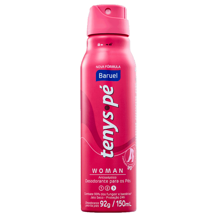 Desodorante para os Pés Jato Seco Woman 150ml – Tenys Pé Baruel - Imagem 1