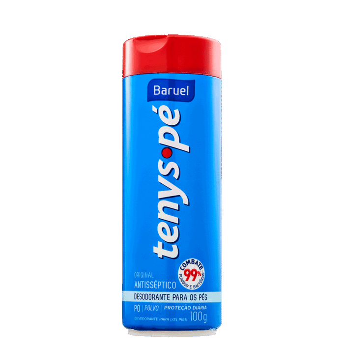 Talco-Desodorante-para-Pes-Po-Original-100g-Tenys-Pe-Baruel-1 Talco Desodorante para os Pés Pó Original 100g – Tenys Pé Baruel - Imagem 1