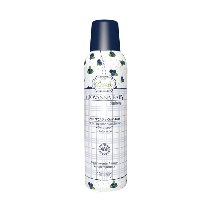 Desodorante Aerosol Giovanna Baby Blueberry 150ml - Imagem 1