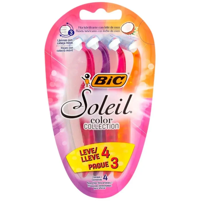 fd7580ae1856044adf729d6b8a12e32d BIC Barbeador Soleil Leve 4 Pague 3 - Imagem 1
