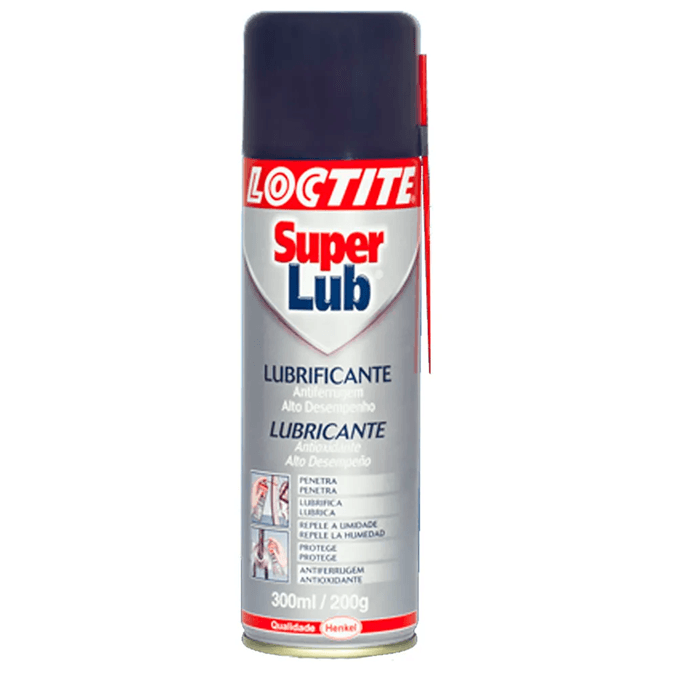 oleo-lubrificante-loctite-300ml-henkel-294134-1 (1) Lubrificante Aerosol Super Lub Loctite 300ml - Henkel - Imagem 1
