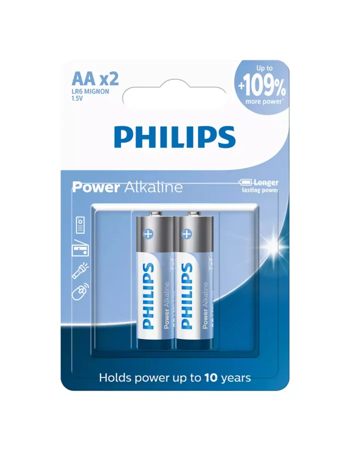 pilha-alcalina-AA-philips-com-2-2001.webp Pilha Philips Alcalina AA com 2 unidades - Imagem 1