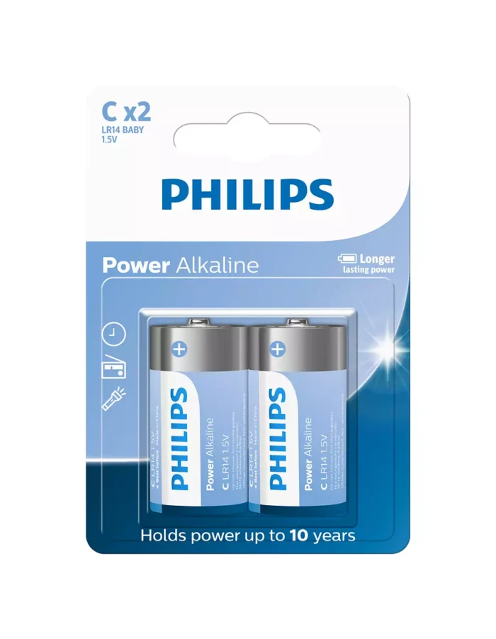 pilha-alcalina-c-com-2-2047.webp Pilha Philips Alcalina C C/ 2 unidades - Imagem 1
