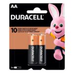 Pilha Alcalina Duracell AA Pequena C/2