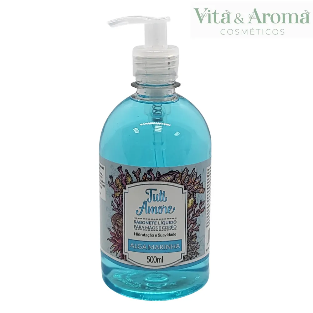 Tutti Amore Sabonete Líquido 500ml Algas Marinhas - Imagem 1