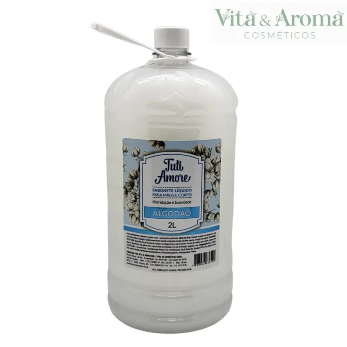 Tutti Amore Sabonete Líquido Algodão 2 Litros - Imagem 1
