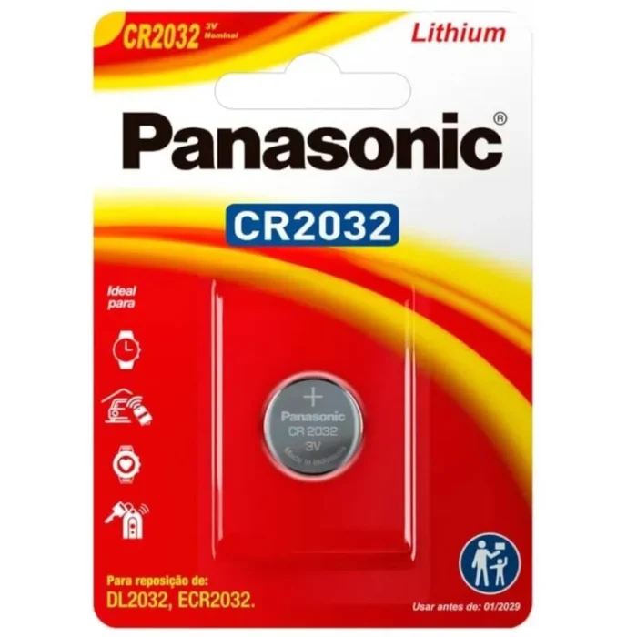 Bateria Panasonic CR 2032 c/1 - Imagem 1