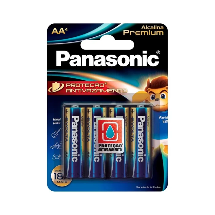 Pilhas Panasonic AA Premium C/4 - Imagem 1