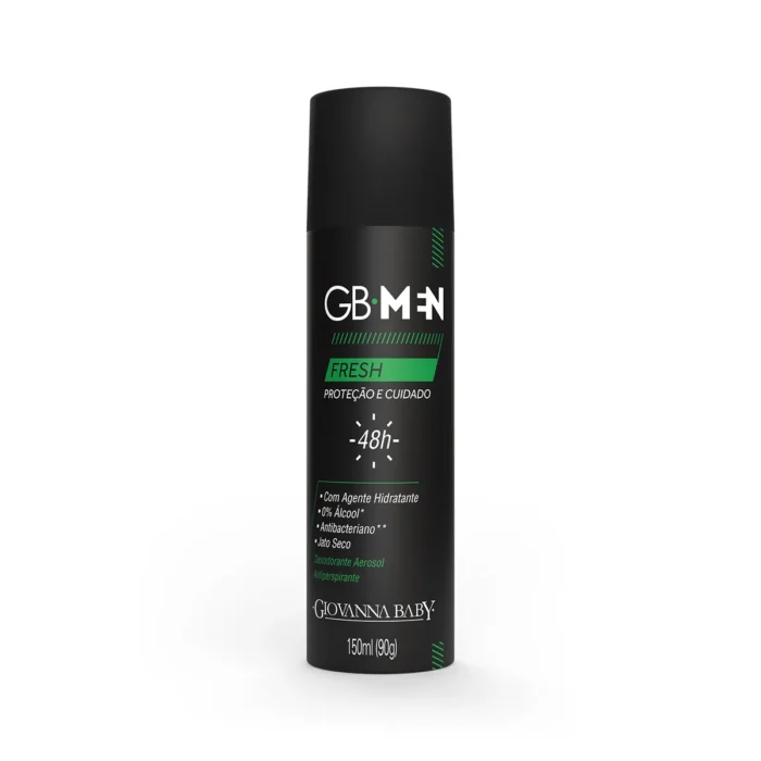 Desodorante Aerosol Giovanna Baby Men Fresh 150ml - Imagem 2