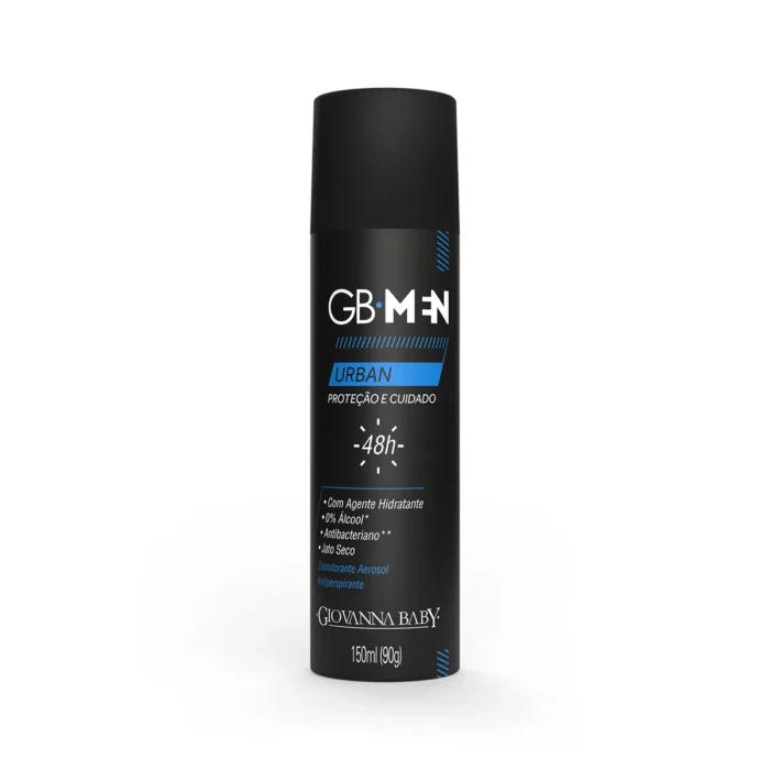 Desodorante Aerosol Giovanna Baby Men Urban 150ml - Imagem 1