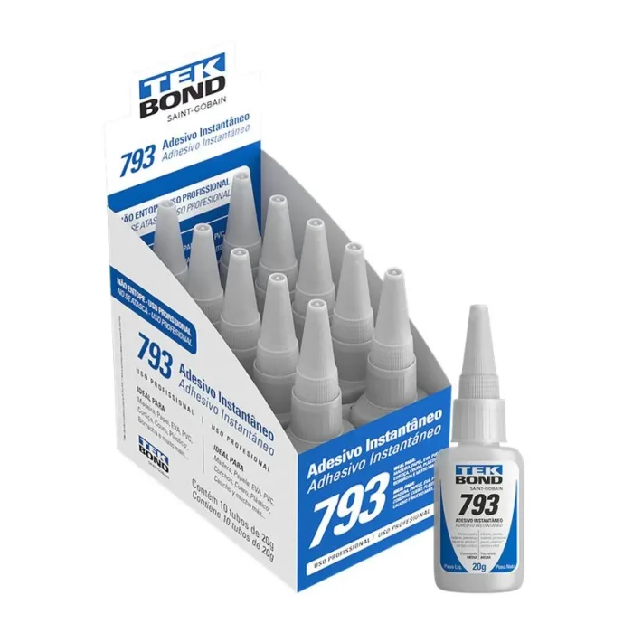 Cola Super TekBond 793 20g Caixa com 10 Unidades - Imagem 1