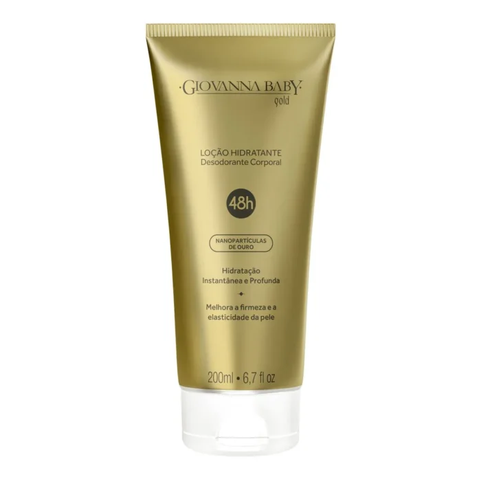 Loção Hidratante Desodorante 48h Giovanna Baby Gold 200ml - Imagem 1