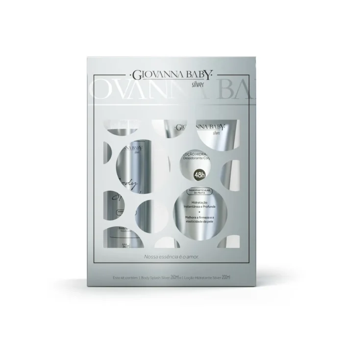 Kit Giovanna Baby Body Splash + Loção Silver - Imagem 1