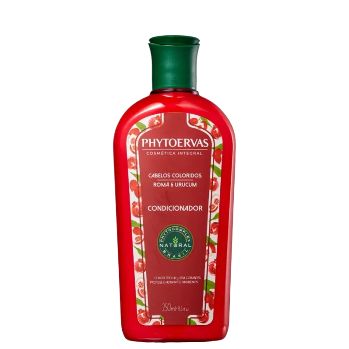Phytoervas Romã e Urucum Condicionador para Cabelos Coloridos 250ml - Imagem 1