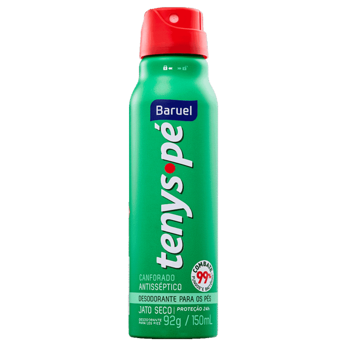 Tenys Pé Baruel Jato seco para os Pés Canforado 150ml - Imagem 1