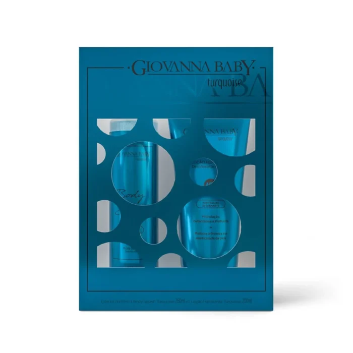 packshot_Turquoise_frente_1000.jpg Kit Giovanna Baby Body Splash + Loção Hidratante Turquoise - Imagem 1