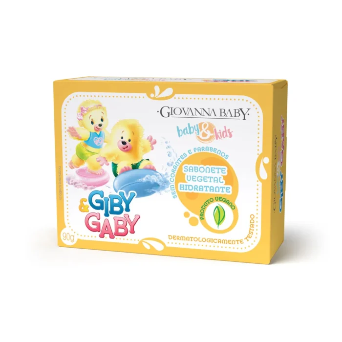 Sabonete em Barra Vegetal Baby & Kids Giby & Gaby Giovanna Baby 90g - Imagem 1