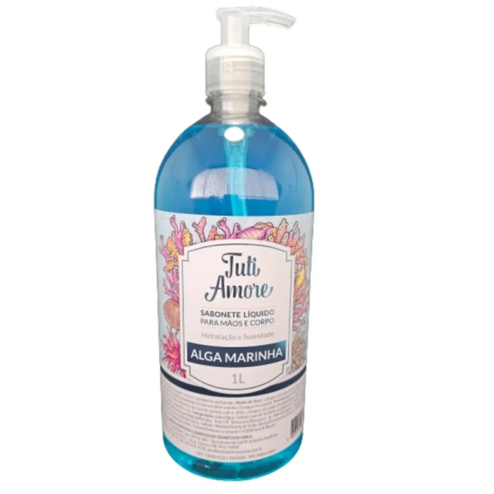 Tuti Amore Sabonete Líquido 1L Alga Marinha - Imagem 1