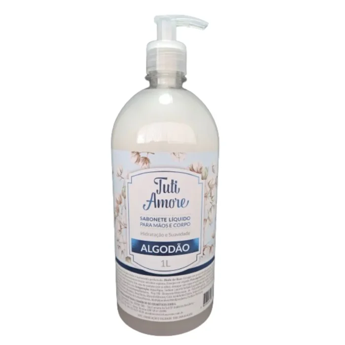 Tutti Amore Sabonete Líquido 1L Algodão - Imagem 1
