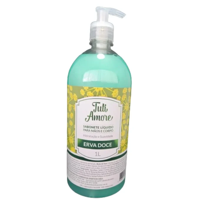 Tuti Amore Sabonete Líquido 1L Erva Doce - Imagem 1