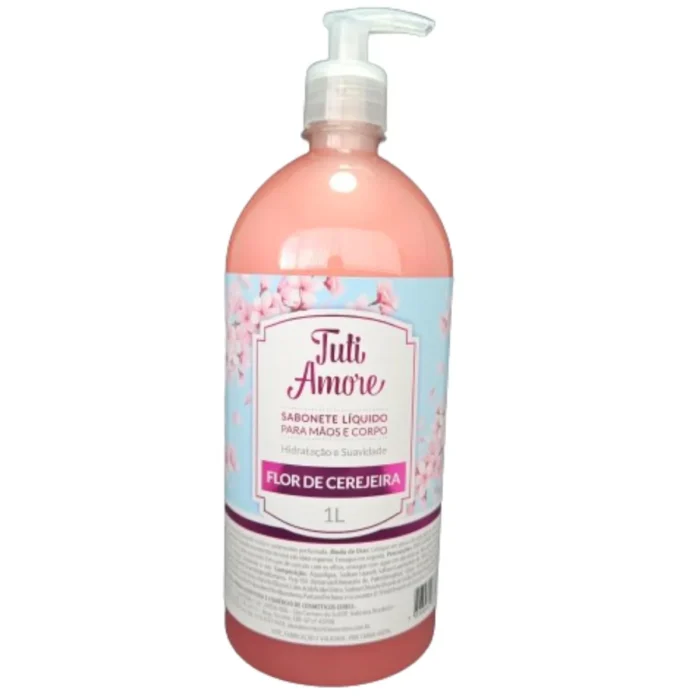 Tuti Amore Sabonete Líquido 1L Flor de Cerejeira - Imagem 1