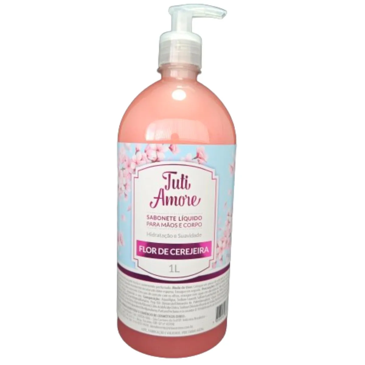 Tuti Amore Sabonete Líquido 1L Flor de Cerejeira - Imagem 1