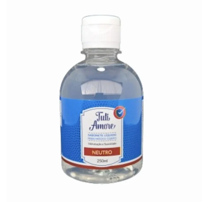 sabonete_liquido_tuti_amore_neutro_250ml_537_1_eaa02f6679a780008045e22738626708 Tutti Amore Sabonete Líquido 250ml Neutro - Imagem 1